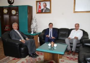 REKTÖR ÇAPOĞLU BAŞKAN BAŞSOY'U ZİYARET ETTİ