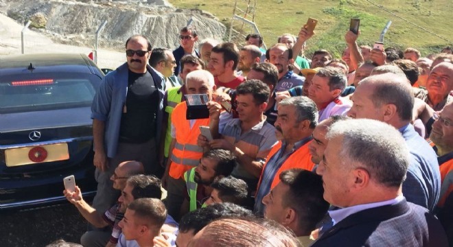 Cumhurbaşkanı Erdoğan'dan Ovit incelemesi