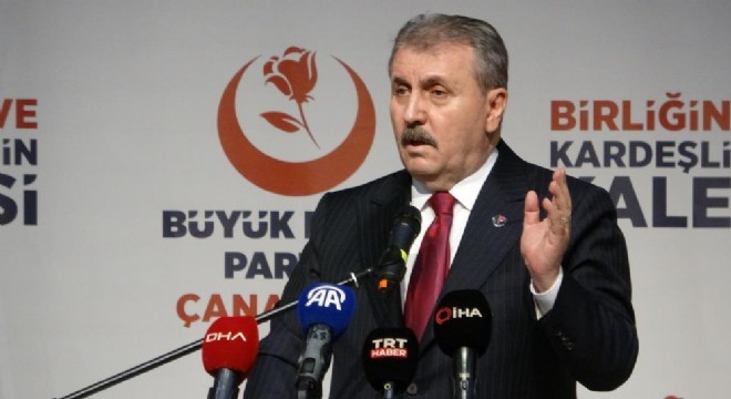 Destici: Terörle, teröristle müzakere olmaz