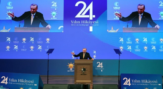 Erdoğan'dan eser siyaseti vurgusu
