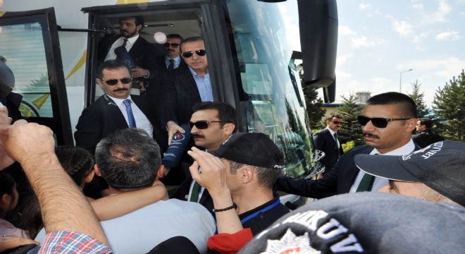 Erzurum Cumhurbaşkanı Erdoğan'ı ağırlıyor