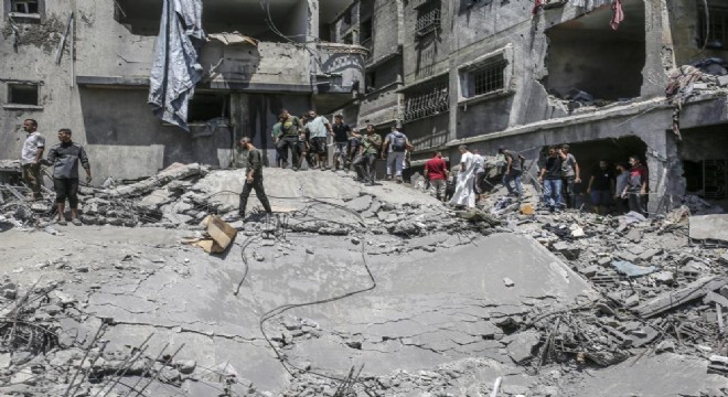 Gazze'de can kaybı 56 bin 156'ya ulaştı