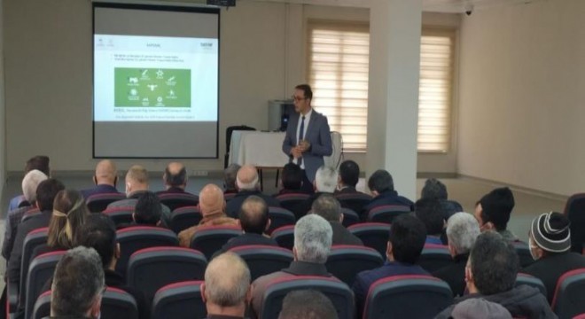 Gür üreticilere TARSİM'i anlattı