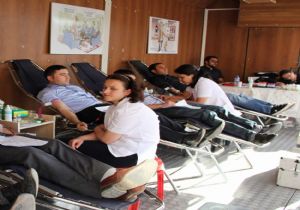 Bağışta yarıştılar